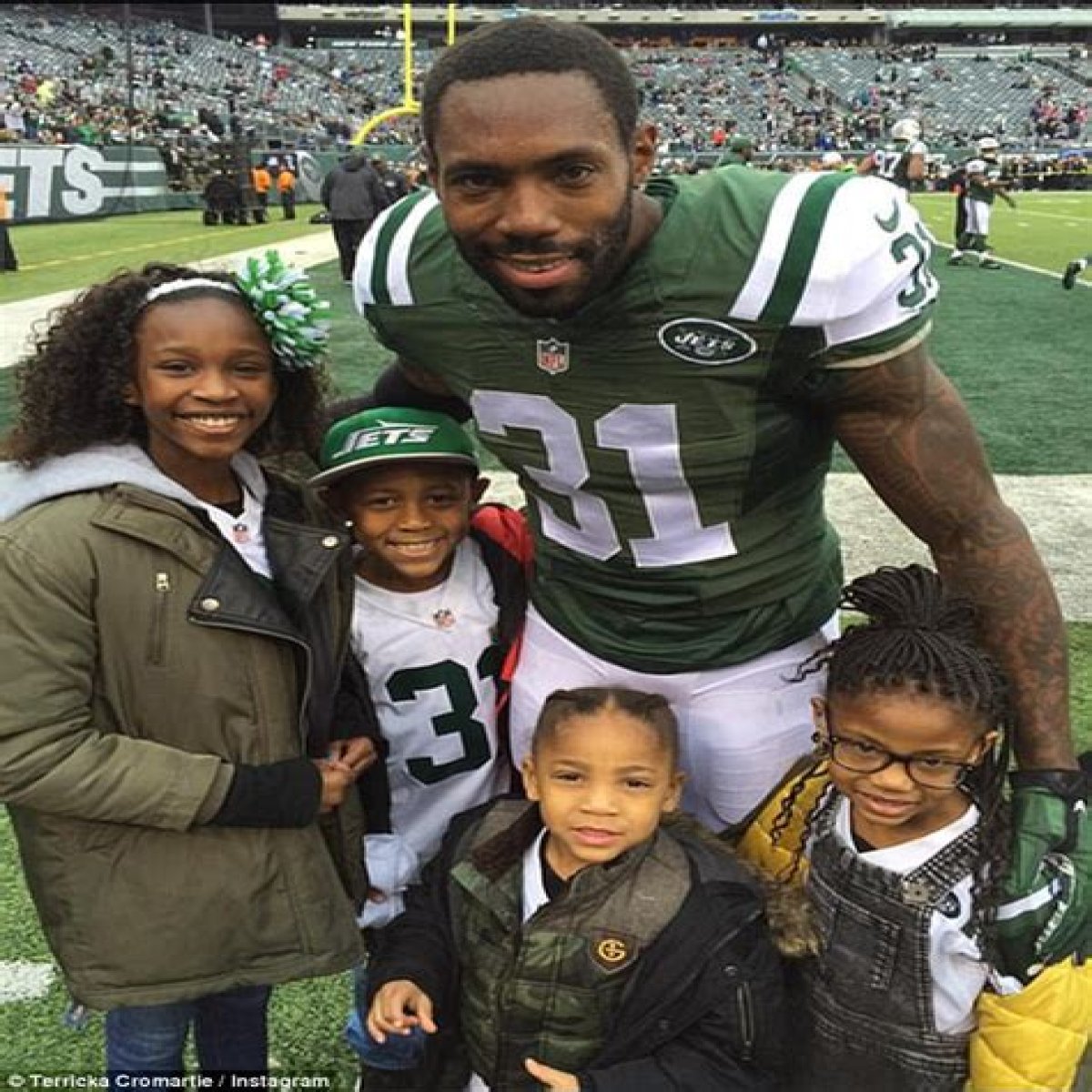 Antonio Cromartie welcomes arrival of his 14th child