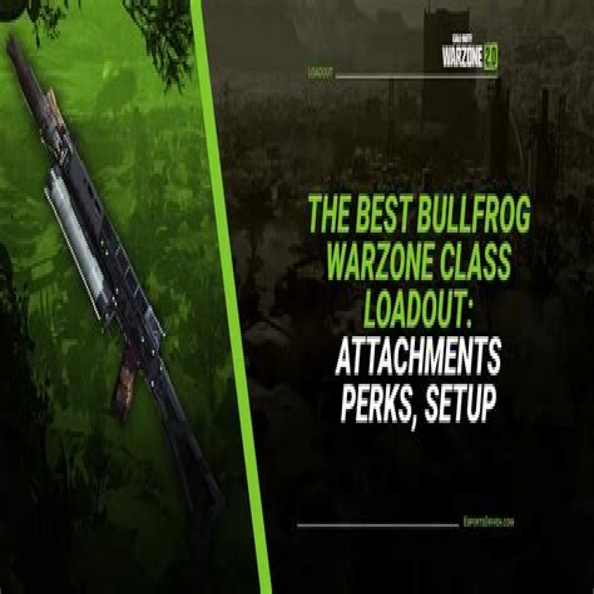 Best Bullfrog Warzone class loadout: Attachments, Perks, Setup