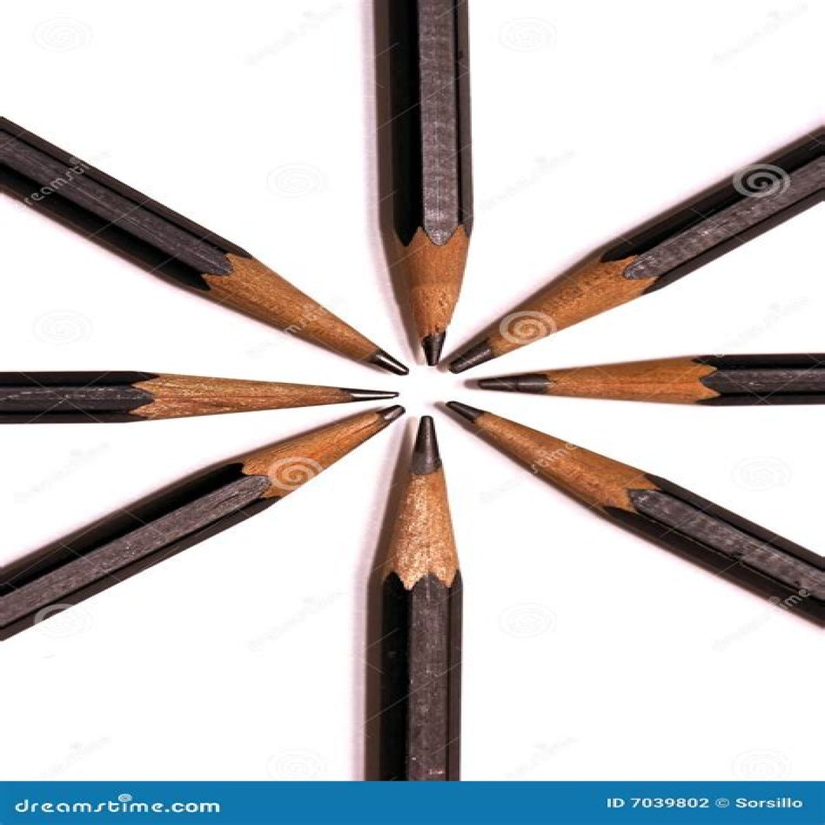 Circle that could be made by touching a pencil to paper