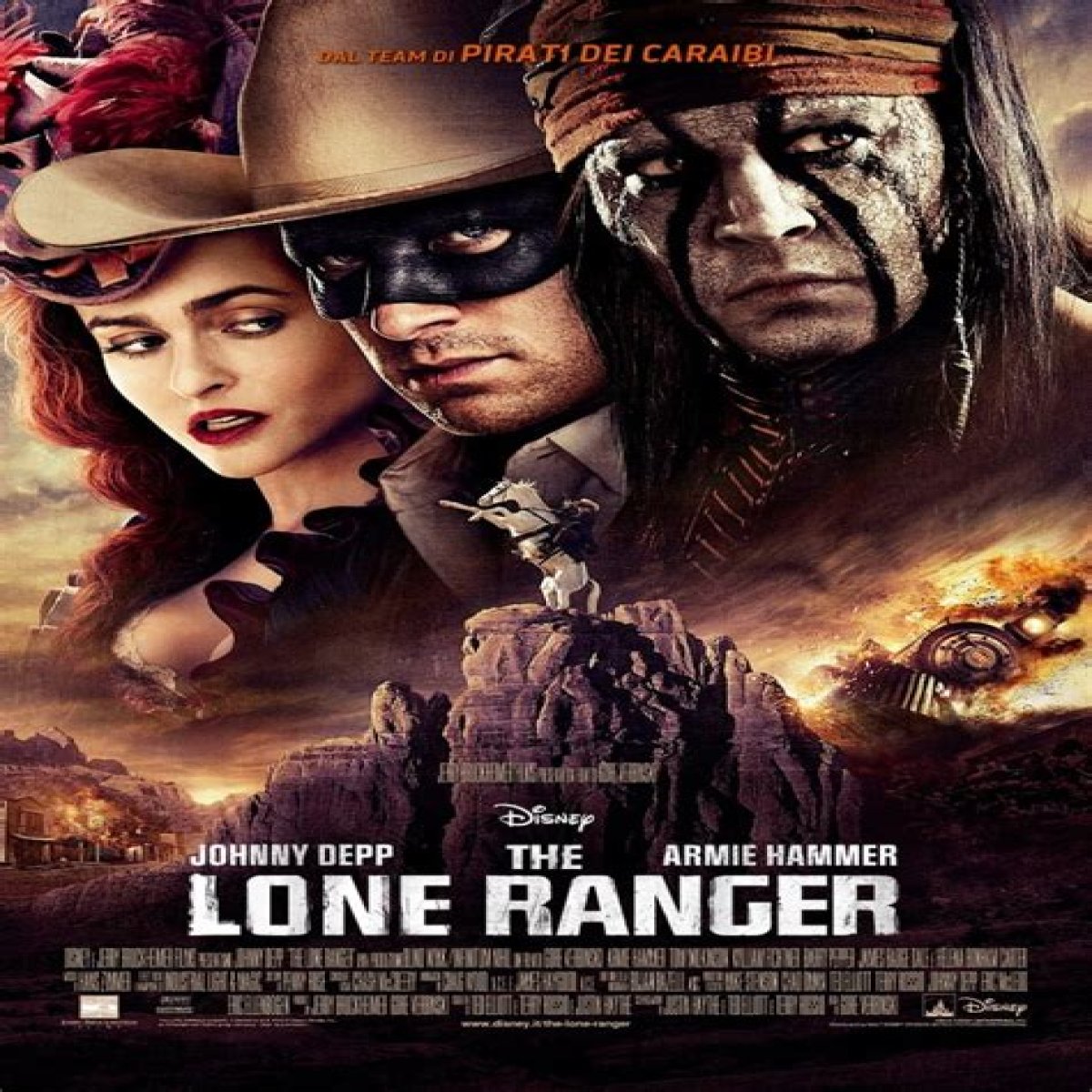 Johnny Depp's role in 2013's The Lone Ranger