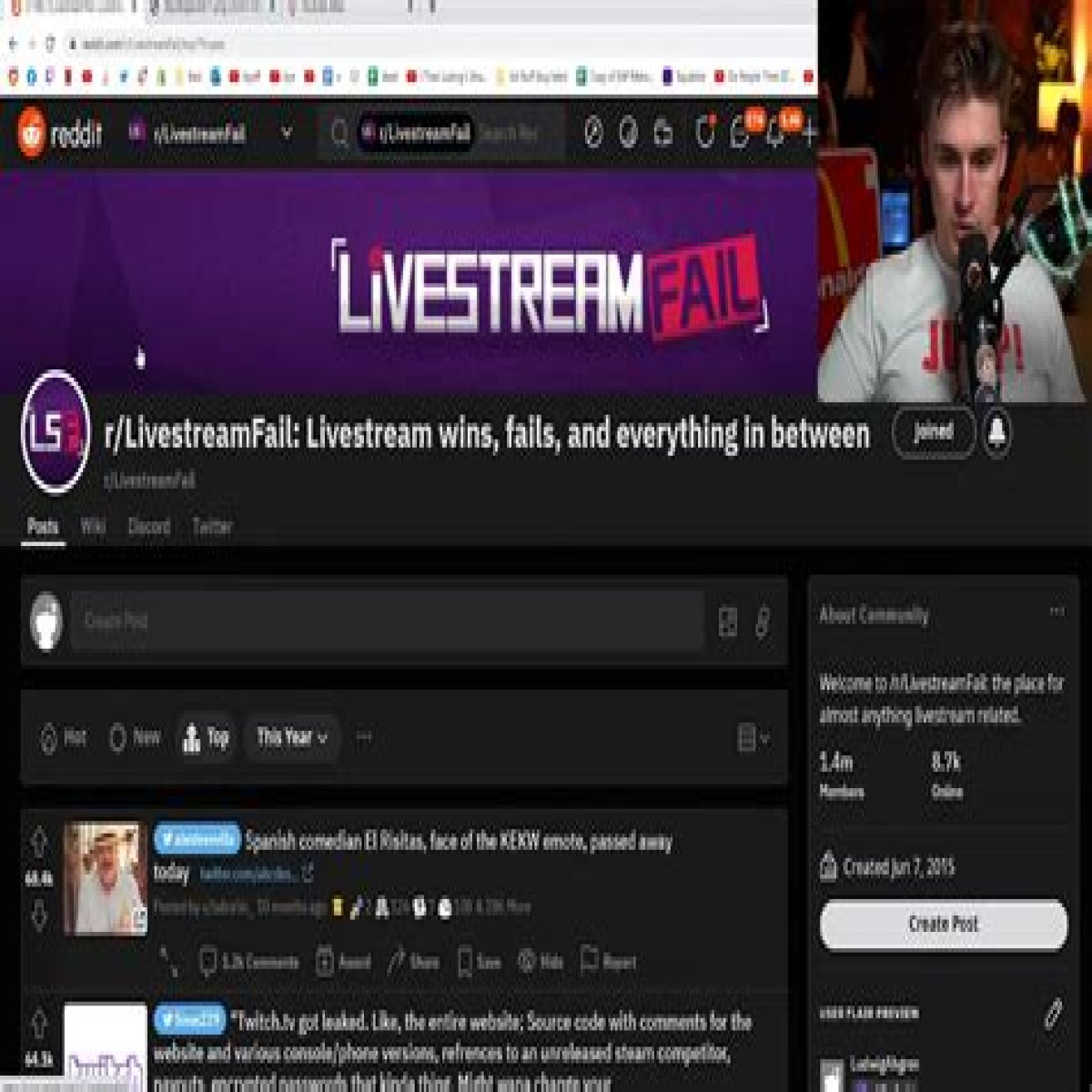 Ludwig explains why LivestreamFail subreddit is "bad" for Twitch