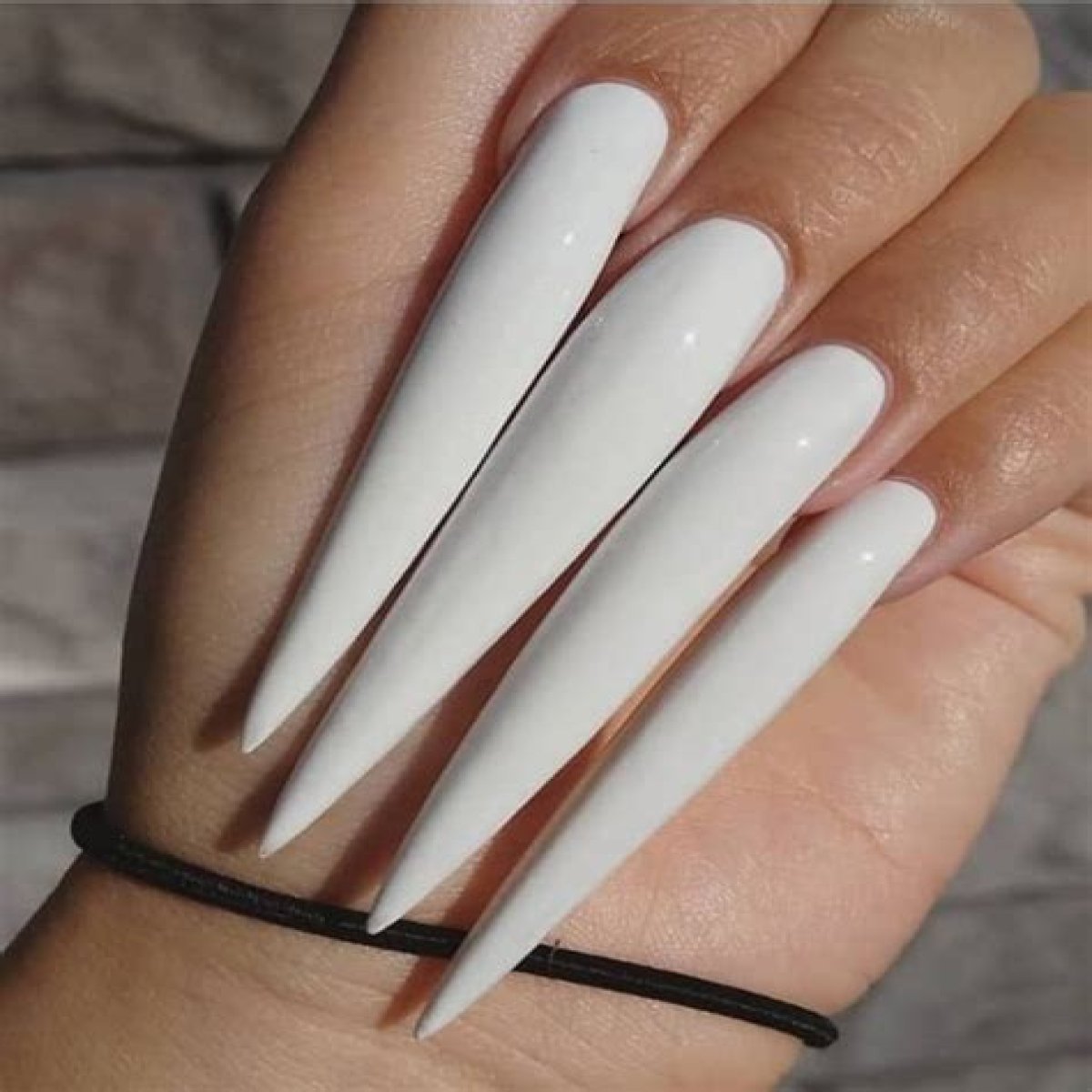Material for long fake nails