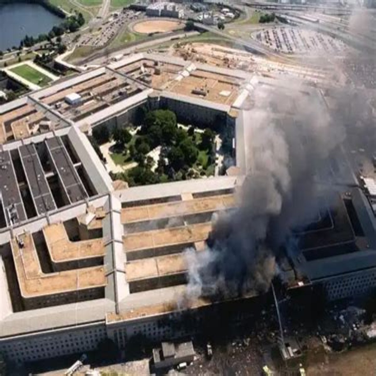Newly released photos show Pentagon after 9/11 attack