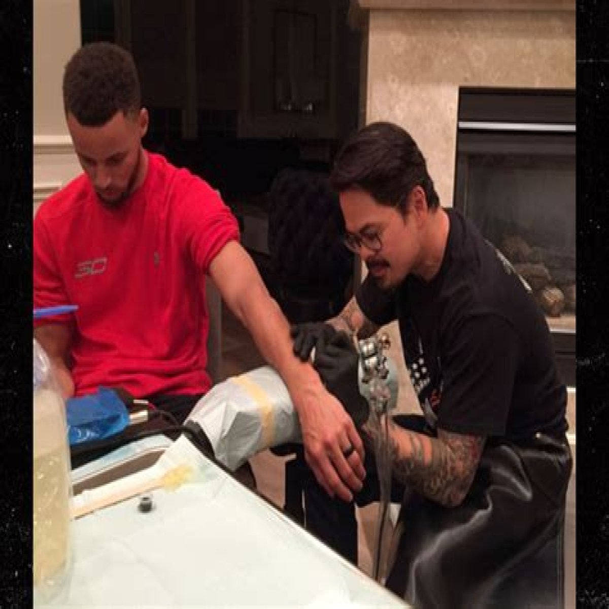 
                              Steph Curry and Family Celebrate Championship With Private Tattoo Session
                    
                          Steph Curry
                          Tattoo House Call
                          ... After NBA Finals
                      
        
        
          
                          
                Exclusive Details
              
                        
              
                
                              
            
            
              
                
              
            
          

                      6/14/2017 10:27 AM PT
                  
      