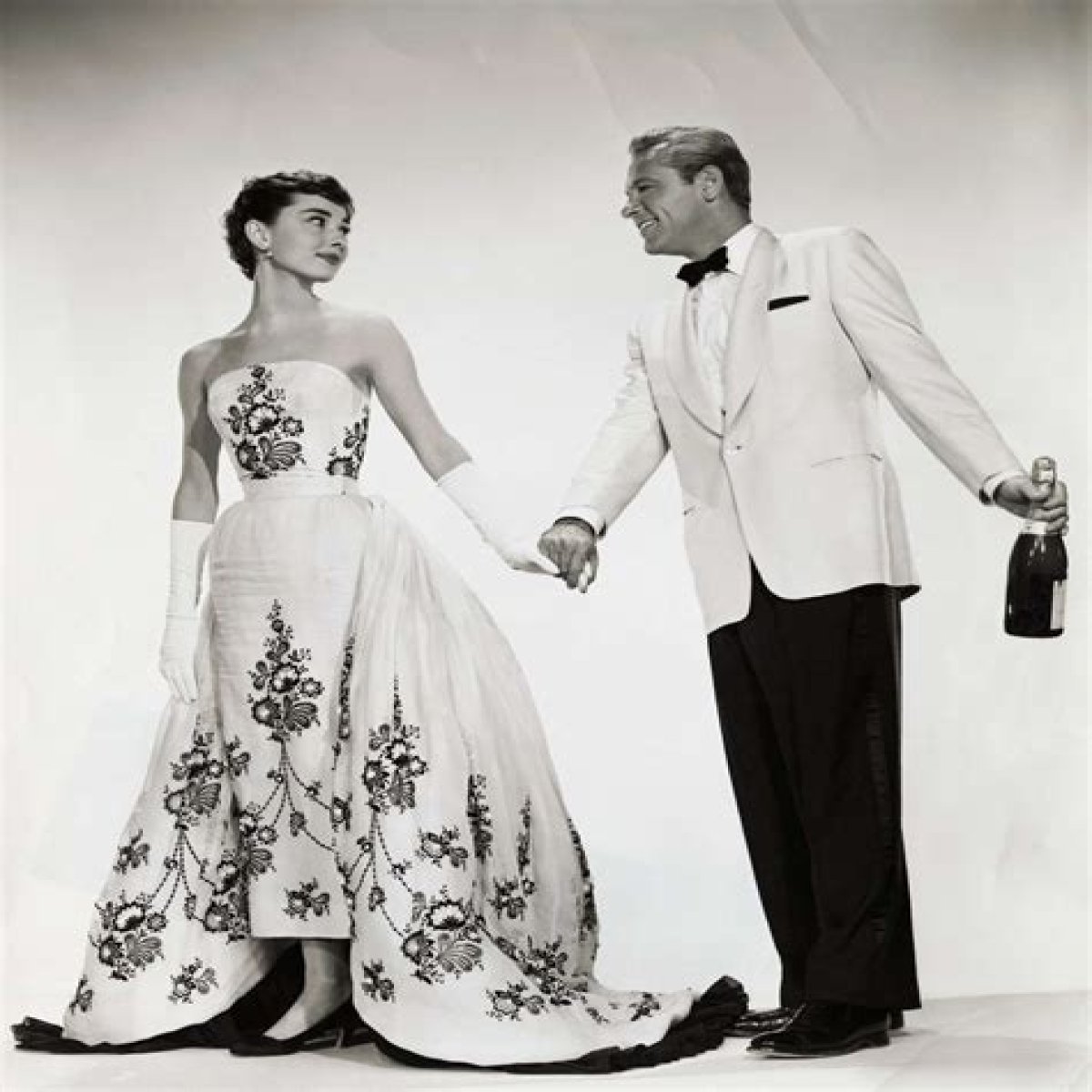 The History Behind Audrey Hepburn's White Givenchy Dress From Sabrina