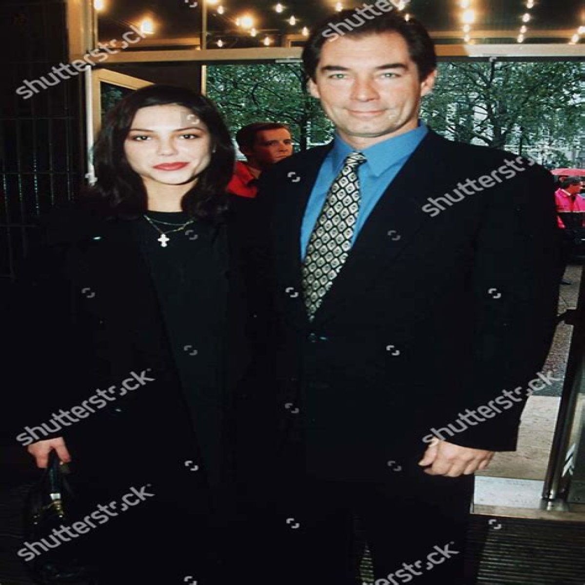 Timothy Dalton and Oksana Grigorieva