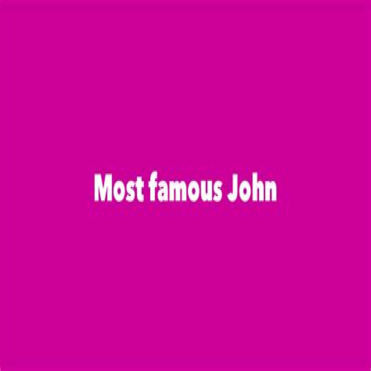Unveiling The Remarkable World Of Famous People Named John