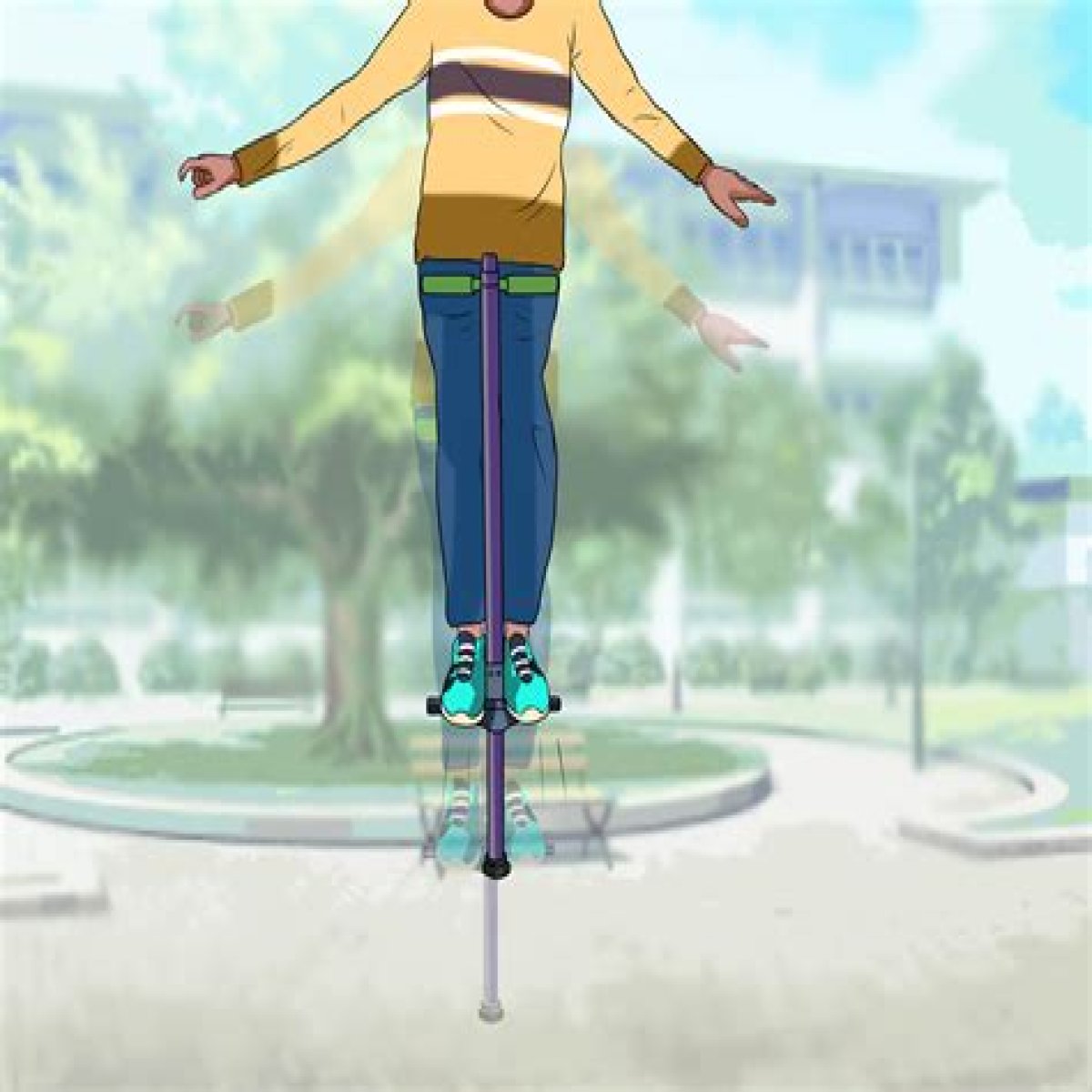 Use a pogo stick